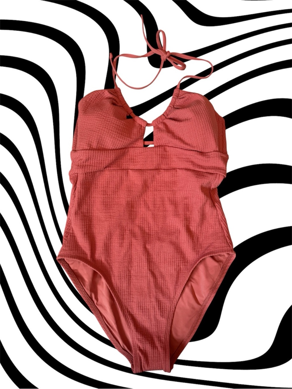 BECCA One-Piece Swimsuit in burnt orange